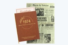 Jornal Histórico com Capa Rígida Personalizada