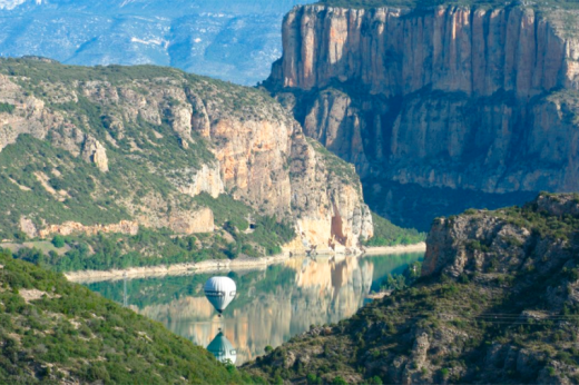 Travessia de balão pelos Pirenéus: Montsec e Mont-Rebei