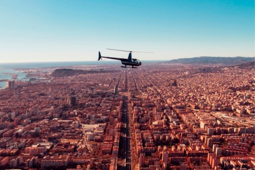 Voo de Helicóptero por Barcelona