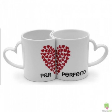Caneca Dupla Romântica