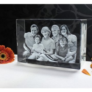 Cristal Vertical ou Horiontal. - 130x100x90mm - 1 a 6 pessoas