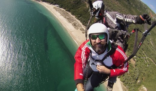 Batismo de Parapente na Nazaré