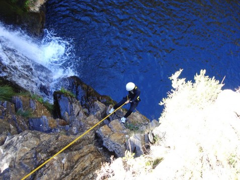 Canyoning no Rio Frades