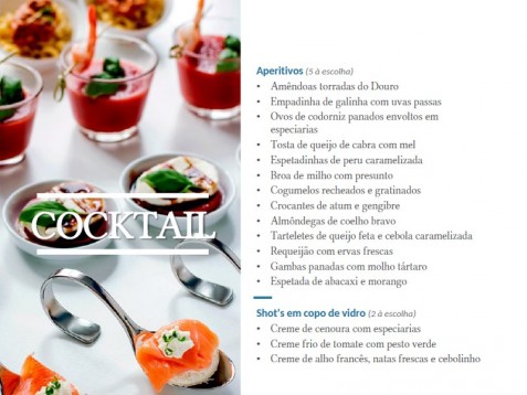 Cocktail no Hotel Douro Palace