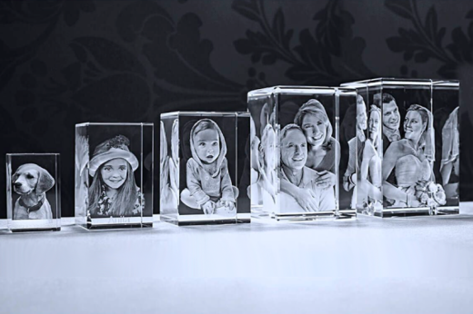 Exemplos de Prendas Originais e Personalizadas em Cristal 3D