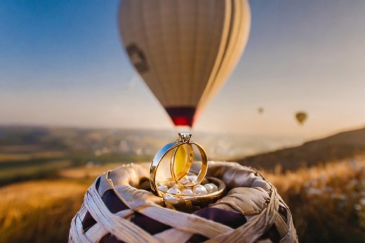 Pedido de Casamento em Balão de Ar Quente