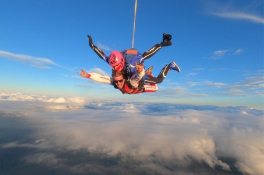 Salto Skydive em Évora