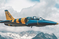 Voo em Avião de Caça Albatros L-39 nos Alpes - Sion, Suiça