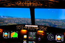 Simulador de voo Airbus A320