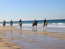 Passeio Romântico a Cavalo na Praia