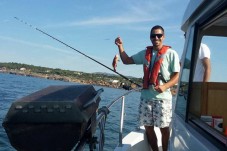Meio dia de Pesca embarcada na costa de Lisboa